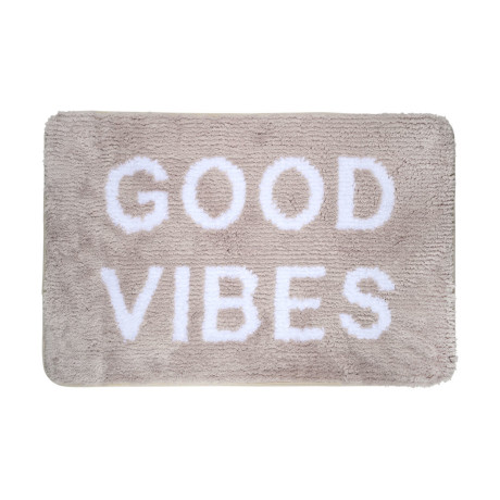 Estia Ταπετο Μπανιου Good Vibes 40x60cm 100% Μικροϊνες Taupe