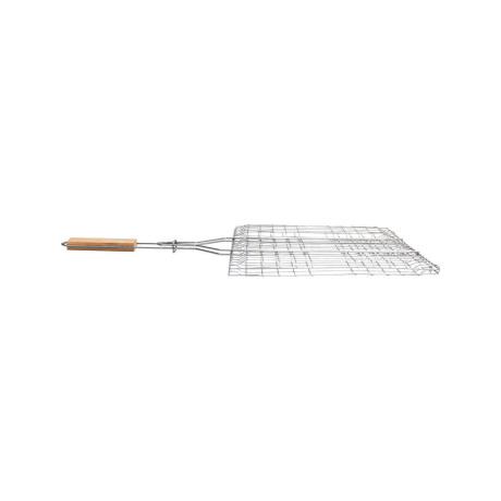 Σχαρα Ψησιματος Barbeque Μεταλλικη 49x30cm με Ξυλινη Λαβη