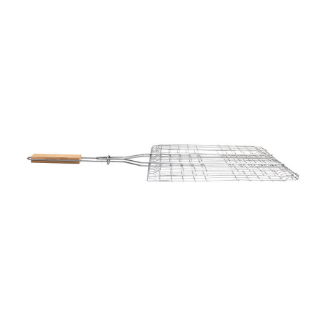 Σχαρα Ψησιματος Barbecue Μεταλλικη 60x40cm με Ξυλινη Λαβη
