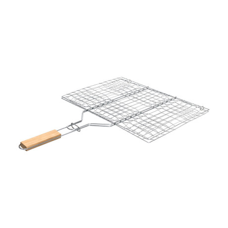 Σχαρα Ψησιματος Barbecue Μεταλλικη 60x40cm με Ξυλινη Λαβη