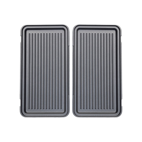 Estia Τοστιερα Black & Inox 2 Θεσεων 850w με Αποσπωμενες Αντικολλητικες Πλακες