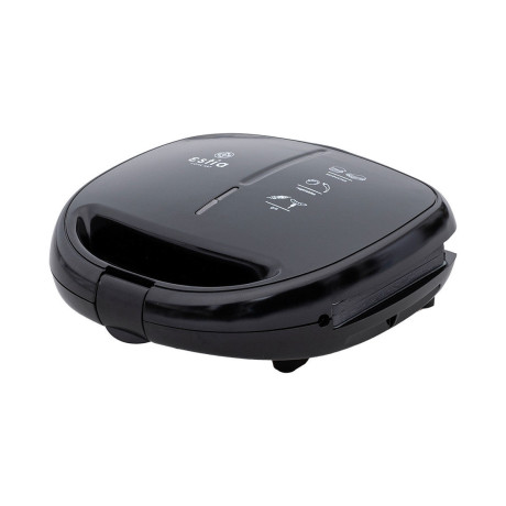 Estia Τοστιερα Black & Inox 2 Θεσεων 850w με Αποσπωμενες Αντικολλητικες Πλακες