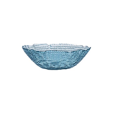 Estia Σαλατιερα Roche Γυαλινη 19.5x7.5cm Μπλε