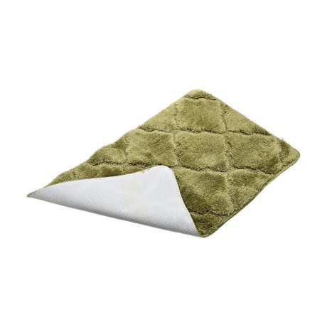 Estia Ταπετο Μπανιου Microfiber Olive Series 70x45cm Αντιολισθητικο Λαδι