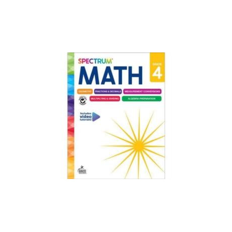 Spectrum Math Workbook Grade 4