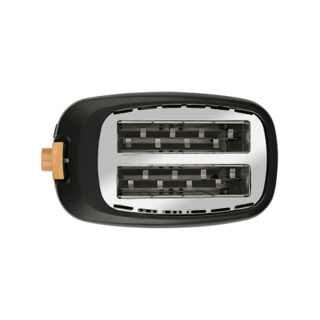 Estia Φρυγανιερα oak 2 Θεσεων 700w με 7 Επιπεδα Ψησιματος Μαυρη