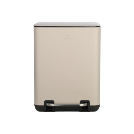 Estia Χαρτοδοχειο Μπανιου Cubic Soft Close 6lt Taupe