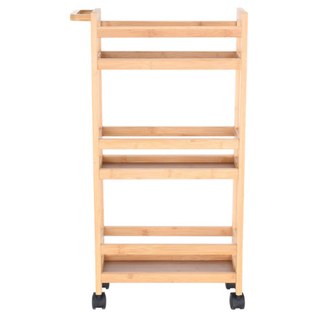 Estia Τρολευ Οργανωσης Βαμβοο Essentials 3 Επιπεδων 36x15x74cm