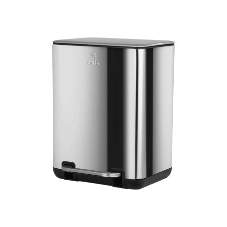 Estia Χαρτοδοχειο Μπανιου Cubic Soft Close 6lt Ινοξ