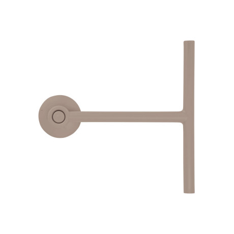 Estia Υαλοκαθαριστηρας Μπανιου με Λαστιχο με Βεντουζα Καφε