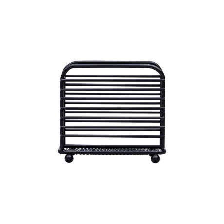 Χαρτοπετσετοθηκη Ορθια Metal Black Μεταλλικη