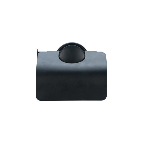 Estia Χαρτοθηκη Μεταλλικη με Βεντουζα Μαυρη