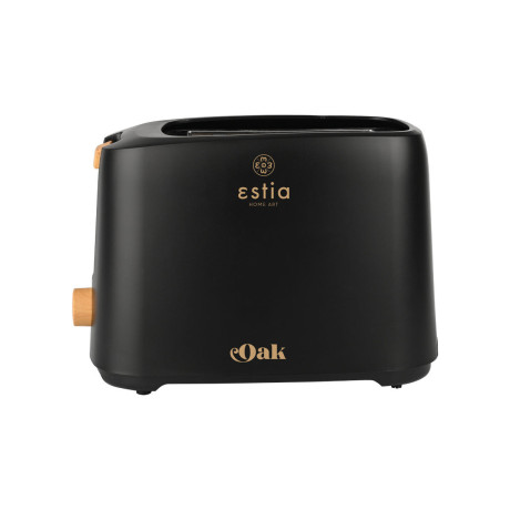 Estia Φρυγανιερα oak 2 Θεσεων 700w με 7 Επιπεδα Ψησιματος Μαυρη