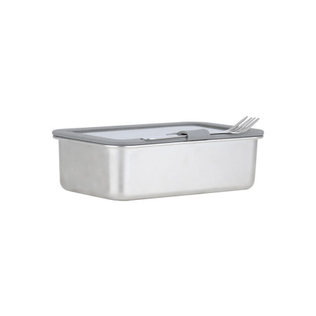 Estia Φαγητοδοχειο Click&seal Γυαλινο 1050ml 21.6x16.5x7.4cm με Καπακι Πλαστικο Ivory