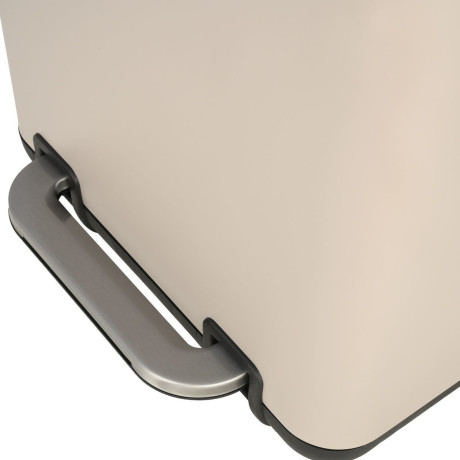 Estia Χαρτοδοχειο Μπανιου Cubic Soft Close 6lt Taupe