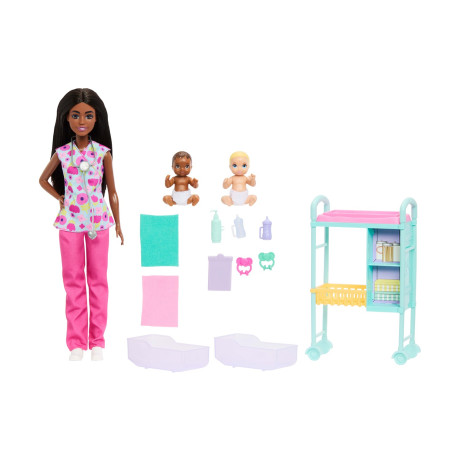 Mattel Barbie: Pack Careers With Kids (6 Designs) – Barbie® Careers Baby Doctor Doll (Jmk13)