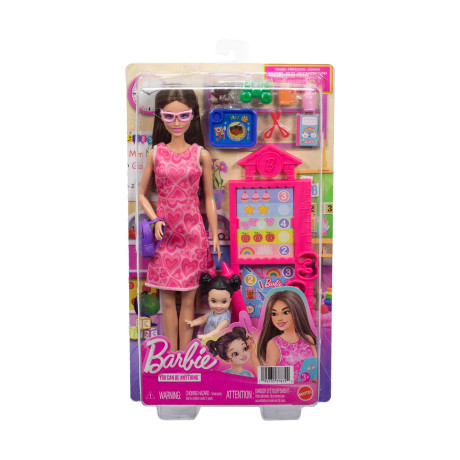 Mattel Barbie: Pack Careers With Kids (6 Designs) – Barbie® Careers Teacher Doll (Jmk16)