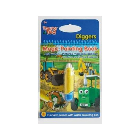 Tractor ted Magic Painting Book - Diggers