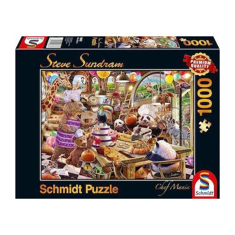 Puzzle Steve Sundram: Chef Mania 2d 1000 Κομματια