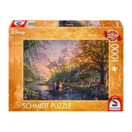 Puzzle Disney Pocahontas Contour Puzzle 2d 1000 Κομματια