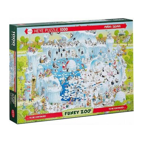 Puzzle Degano Funky zoo 2d 1000 Κομματια