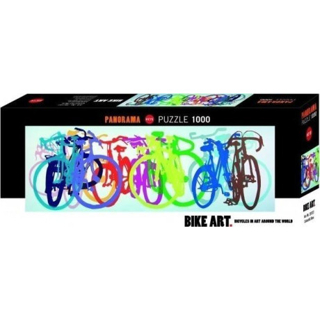 Puzzle Χρωματιστα Ποδηλατα Panoramic 2d 1000 Κομματια