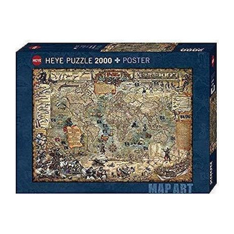 Puzzle Πειρατικος Χαρτης 2d 2000 Κομματια