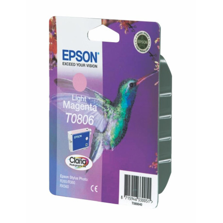 Ink Epson T0806 C13t08064020 Light Magenta Crtr - 590pgs