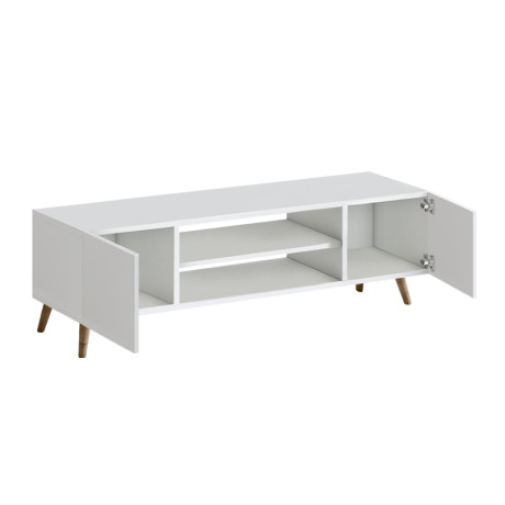 Έπιπλο Τηλεόρασης Etna Megapap Χρώμα Λευκό 150x30x45εκ.