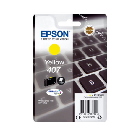 Epson 407 Yellow (C13t07u440) (Epst07u440)