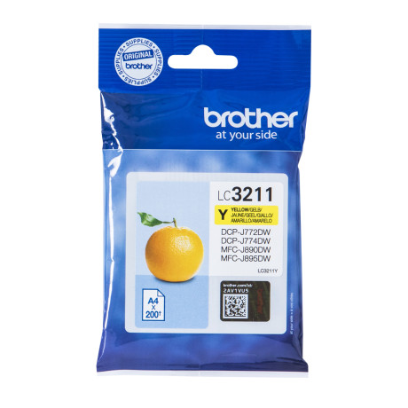 Brother Μελάνι Inkjet lc-3211y Yellow (lc-3211y) (Bro-lc-3211y)
