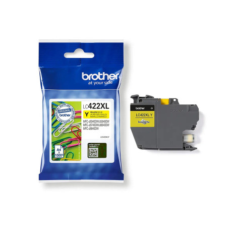 Brother Μελάνι Inkjet lc Yellow Cartridge (Lc422xly) (Brolc422xly)