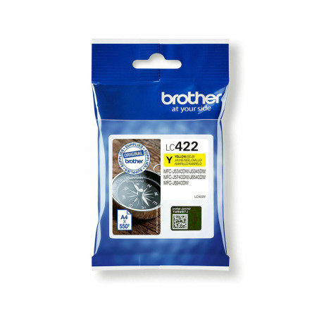 Brother Μελάνι Inkjet lc Yellow Cartridge (Lc422y) (Brolc422y)
