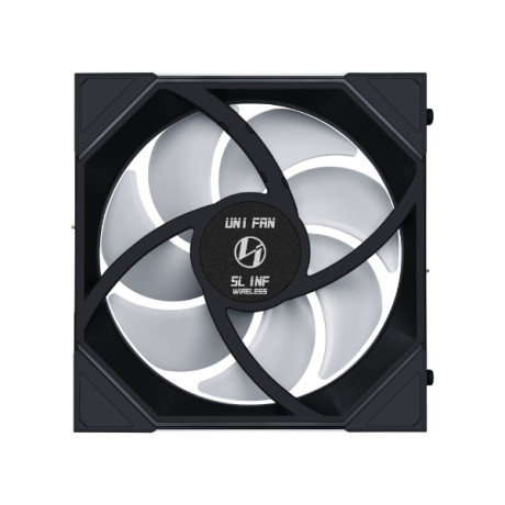 Lian li uni fan Infinity sl - Wireless - 140 - Reverse - Black - Argb pwm fan (1pcs) no Controller