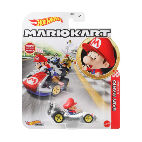 Mattel hot Wheels: Mariokart – Baby Mario Vehicle (Grn12)