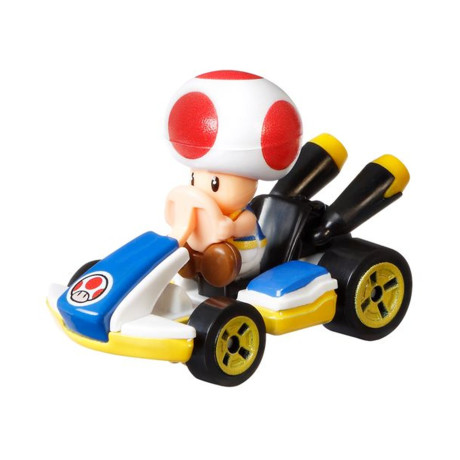 Mattel hot Wheels: Mario Kart - Toad Standard Kart die-Cast (Gjh63)