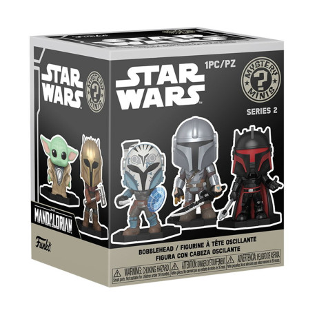 Funko Mystery Minis: Disney Star Wars - the Mandalorian (Blind Box/random) Bobble-Head Vinyl Figures