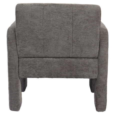 Πολυθρόνα ArteLibre VELORA Γκρι Ανοιχτό Ύφασμα/Ξύλο 75x68x69cm