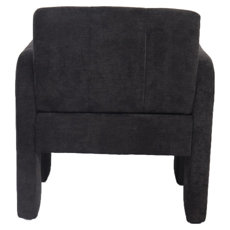 Πολυθρόνα ArteLibre VELORA Γκρι Σκούρο Ύφασμα/Ξύλο 75x68x69cm