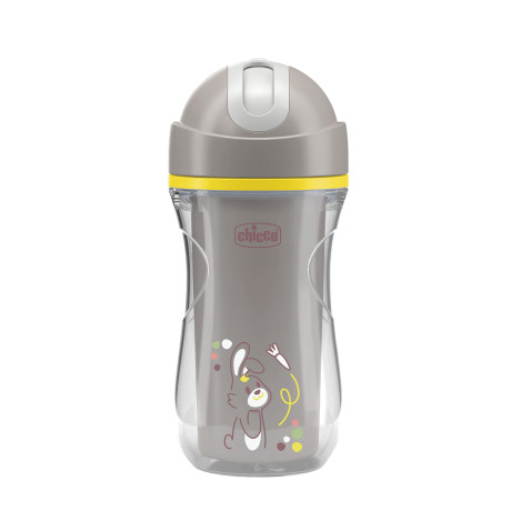 Chicco Ποτηράκι Sport Γκρι Για 14+ Μηνών