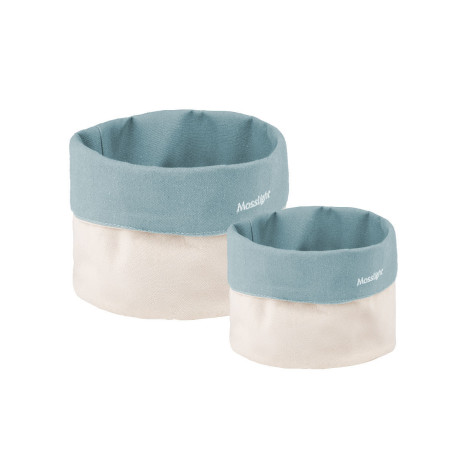 Estia Καλαθι Οργανωσης Tone lab με Εσωτερικη Επενδυση σετ 2τμχ. Mosslight