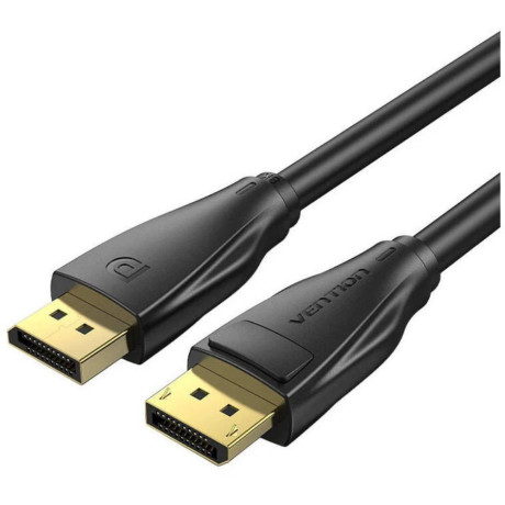 Vention Displayport Male to Male 4k hd Cable 1m Black (Hakbf) (Venhakbf)