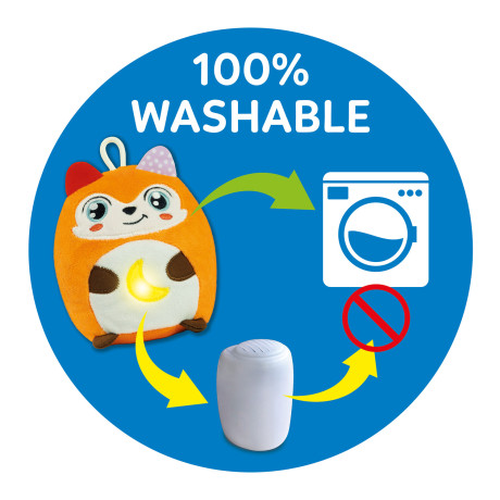 Βaby Clementoni Βρεφικό Παιχνίδι Twinkle Twinkle Αλεπού με Φως & Ήχους Για 0+ Μηνών