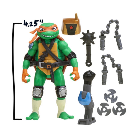 Giochi Preziosi Teenage Mutant Ninja Turtles: Tales of the Ninja - Mutations mix 'n Match Michelangelo Figure (T0201a00)