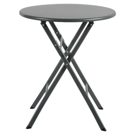 Τραπέζι Κήπου ArteLibre NOVA Μαύρο Μέταλλο Φ60x70cm