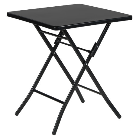 Τραπέζι Κήπου ArteLibre ASTRA Μαύρο Μέταλλο 60x60x70cm