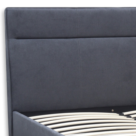 Κρεβάτι Marvel Megapap Υφασμάτινο Χρώμα Ανθρακί 160x200εκ.