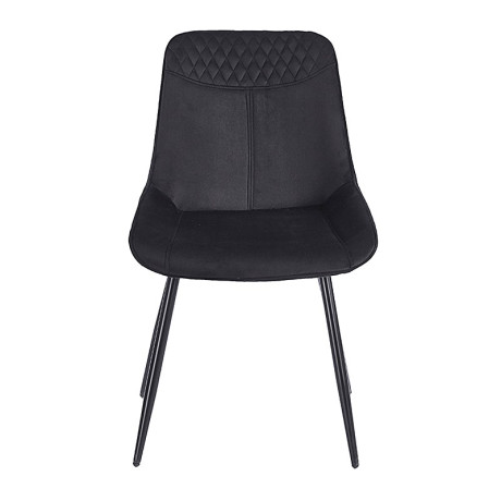 TEREA BLACK VELVET ΥΦΑΣΜΑ ΚΑΡΕΚΛΑ ΜΕΤΑΛΛΙΚΗ 51X58X87εκ.