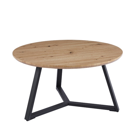 ALEX SONOMA OAK Φ80Χ41εκ. ΤΡΑΠΕΖΙ ΣΑΛΟΝΙΟΥ