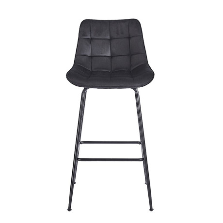 ERMINA BLACK VELVET ΥΦΑΣΜΑ 75εκ. ΣΚΑΜΠΟ ΜΕΤΑΛΛΙΚΟ 49X50X75-104εκ.